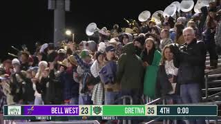 Gretna vs. Bell West- Class A Football Quarterfinals