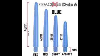 (D DART STORE) FIRMCROSS NYLON DARTS SHAFT - 5 COLORS NYLON DART SHAFT/STEM