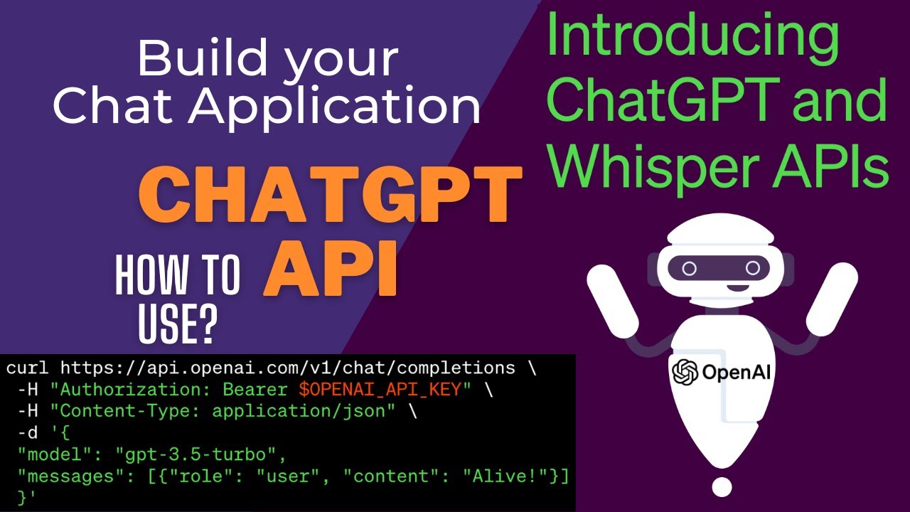 Use ChatGPT API In Your Websites And Apps - Create Your Own OpenAI Chat ...