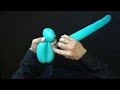 how to make a bunny rabbit balloon animal version 2 ultra cute bunnyballoonanimal rabbitballoon