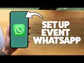 How To Create An Event On WhatsApp 2025 (iPhone & Android)