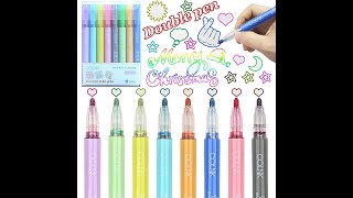 Glitter Double Line Outline Marker Pen