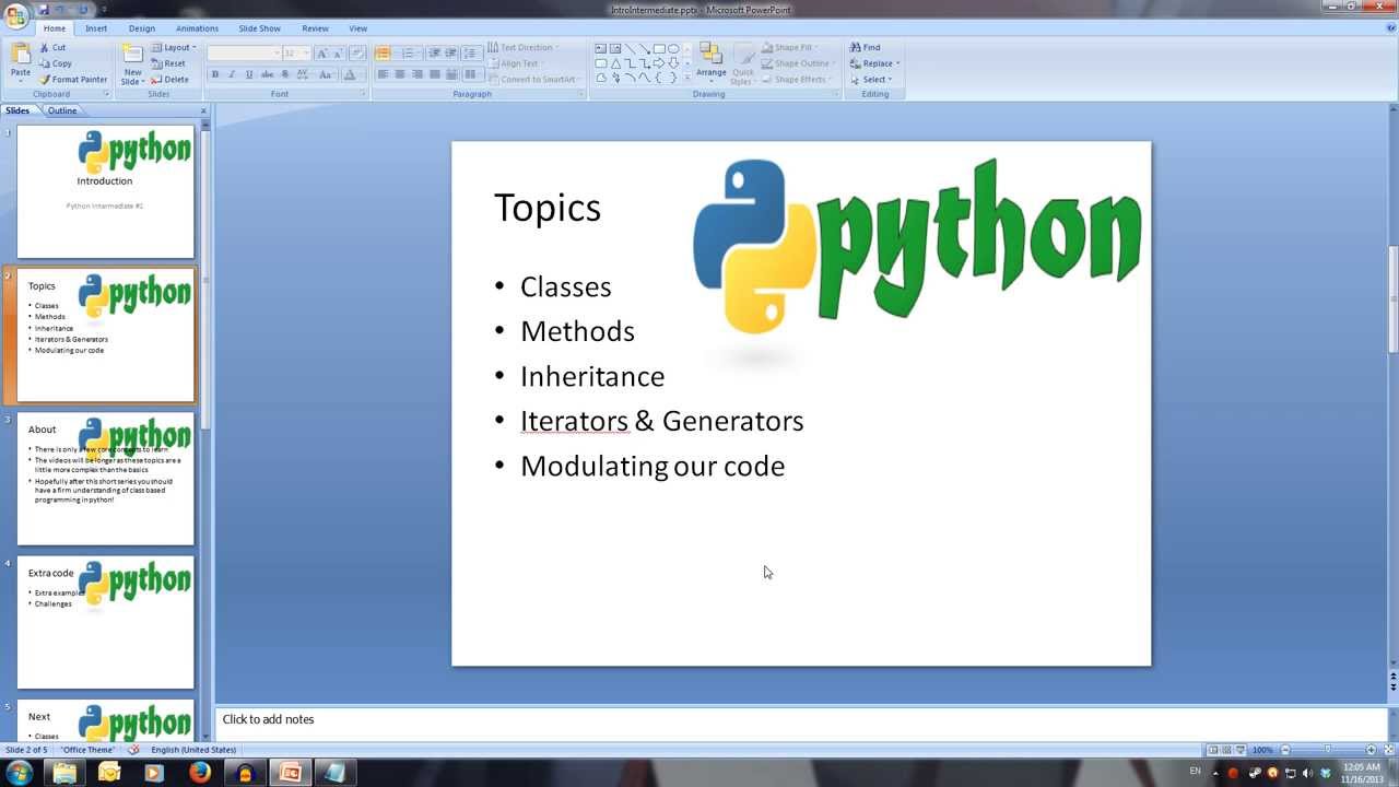 Python Intermediate Tutorial 1 - Introduction - YouTube