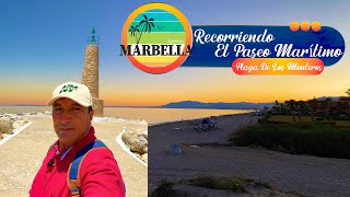 Espectacular Recorrido Por Paseo Marítimo  En La Playa De Los Monteros - Marbella - España