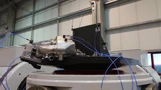 EGR valve vibrational test on Triaxial Electrodynamic Shaker