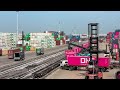 tl โหลดตู้ 40ft ขบวนรถไฟบรรทุกตู้สินค้าคอนเทน บริษัท one ocean network express