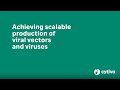 Viral vector production series: Technologies for a scalable adenovirus process