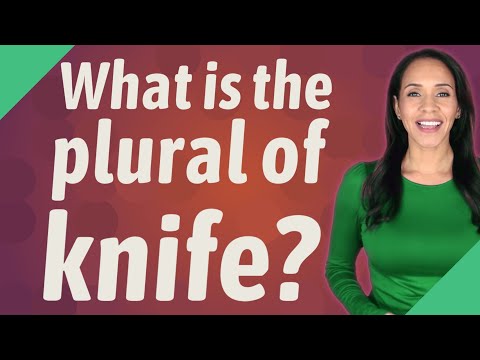 Why is plural of knife knives?