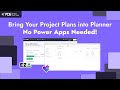 Connect Microsoft Project to Planner Premium with EZImport