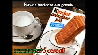 Spot- KINDER COLAZIONE Più - 1989 (HQ) completa!