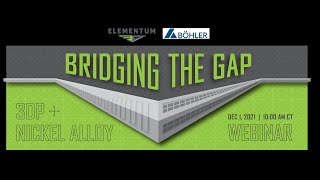 3D Printing 3DP + Nickel Alloy  Emerging AM Nickel Alloy Technology