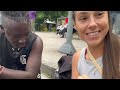 traveling in austria roadtrip travel vlog salzkammergut isaya and stefanie from tanzania