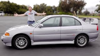 The Mitsubishi Lancer Evolution IV is a Forbidden Awesome Sport Sedan