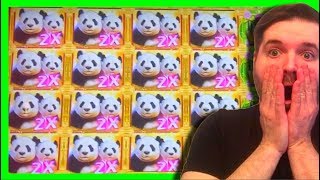 BIGGEST WIN ON YOUTUBE๐ฎon NEW SLOT DOUBLE HAPPINESS PANDA SLOT MACHINE! MASSIVE WIN W/ SDGuy1234