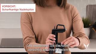 Reinigung der Nadel