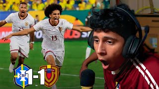 REACCION BRASIL VS VENEZUELA 1-1 | HICIMOS HISTORIA | ELIMINATORIA SUDAMERICA 2026