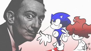 Sonic talks about Salvador Dali (School Project)