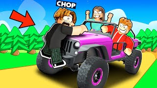 ROBLOX CHOP AND FROSTY RUN OVER NPCS AND UPGRADE CARS