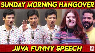 Sunday Morning Heavy HangOver !!! Jiiva Funny speech at Miratchi AudioLaunch | JithanRamesh, EnaSaha