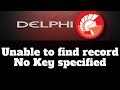 Delphi Error 
