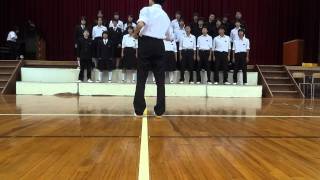 倉田山中学校 合唱コンクール２０１１ ３年３組「虹」 #合唱 #合唱曲