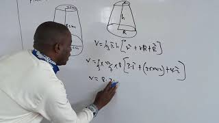 VOLUME OF FRUSTRUM OF A CONE