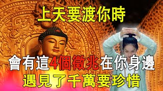 “天若渡你，必有預示”：降下這4個徵兆，就是為了渡你【佛語】#佛語禪心  #運勢 #風水 #佛教 #生肖