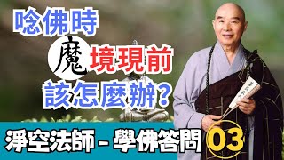 淨空法師 - 學佛答問 3：唸佛時忽然聽到聲音，受到驚嚇，非常害怕！該怎麼辦？