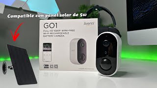 Revisamos la camara vigilancia exterior | Arenti GO1 | 4K