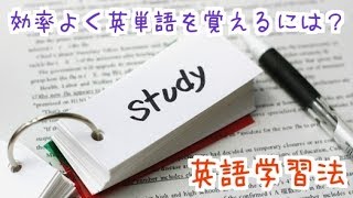 【英語学習法】英単語の覚え方！効率的な暗記の方法！〔#5〕