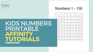 Make this Numbers 1-100 Printable