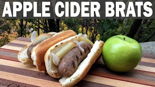 APPLE CIDER BRATS!  Perfect Autumn Treat!