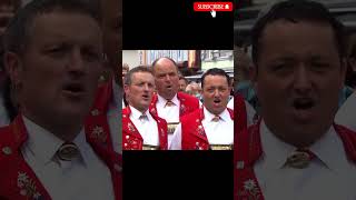 Switzerland‘s most famous folk music: Yodeling in traditional swiss costume