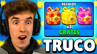 CONSIGO 3 REGALOS *GRATIS* CON ESTE TRUCO en BRAWL STARS