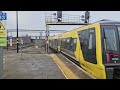 merseyrail trains 777053 departing chester 18th january 2025 working a liverpool central service