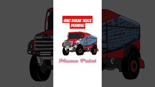 Hino Dakar Truck Drawing #truck #trucks #trukoleng