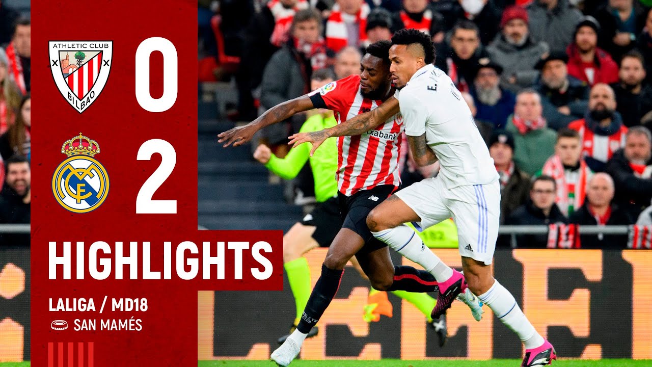 HIGHLIGHTS | Athletic Club 0-2 Real Madrid | LaLiga 2022-23 MD18 - YouTube