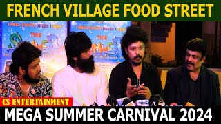 ECR -இல் பிரம்மாண்டமான Food Street Grand Opening 😍 | French Village Food Street | #cablesankar