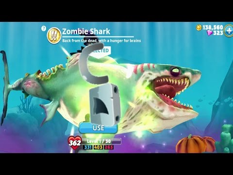 Hungry Shark World Zombie Shark Android Gameplay Hungry Shark World Zombie Shark Android Gameplay