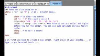 BASH Terminal Clock