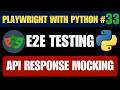 Playwright with Python #33 - Mock API Responses for Testing Broken APIs | QA Automation Tips