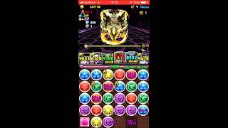 【パズドラ】超極限マシンラッシュ 壊滅級　ハログラPT