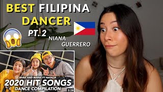 NIANA GUERRERO 2020 HIT SONGS SIBLINGS DANCE | Ranz and Niana Ft Natalia | HALF FILIPINA REACTION