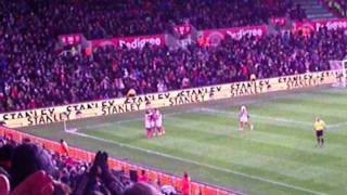 Stoke City - Jon Walter Third Goal Celebrations v QPR