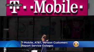 T-Mobile, AT&T, Verizon Customers Report Service Outages