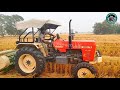 new mulcher paddy chopper ka demo swaraj tractor 855 fe modified trend