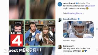 What Taylor Swift said about Jared Goff on ‘New Heights’ podcast