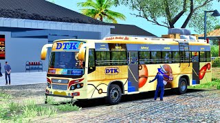 Chidambaram to Puducherry DTK Travels Mass Driving | Ets2 Gameplay