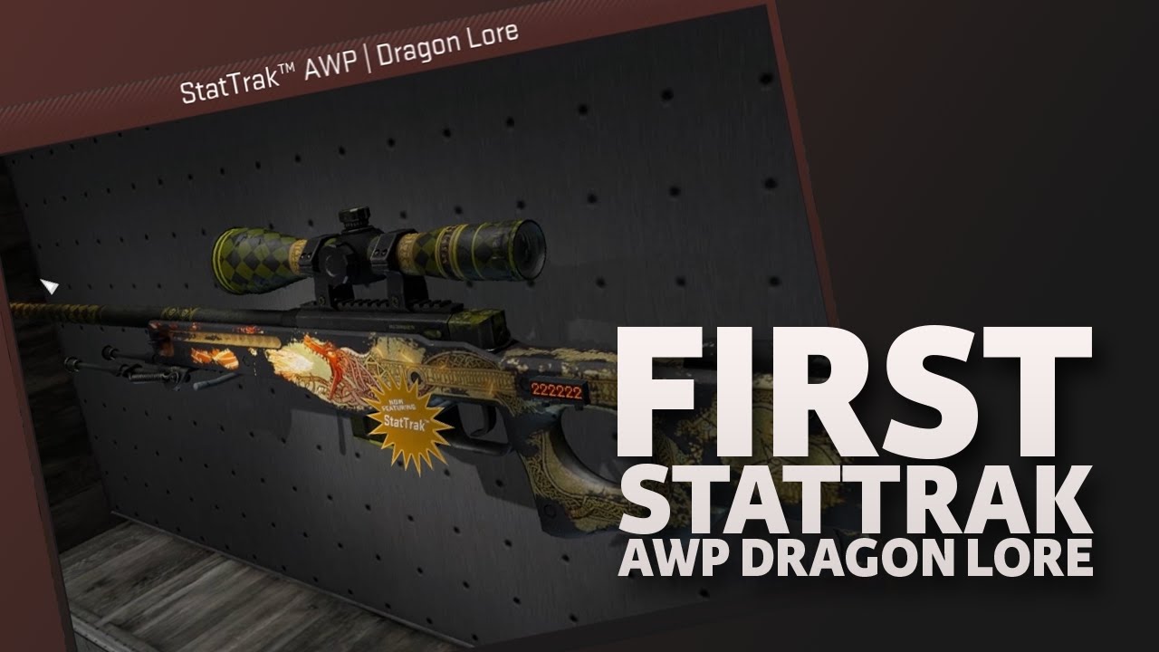 StatTrak™ AWP Dragon Lore With Trade Up Contract! - YouTube