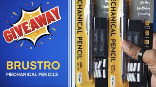 Brustro Mechanical Pencils 0.5 \u0026 0.7 Review | GIVEAWAY